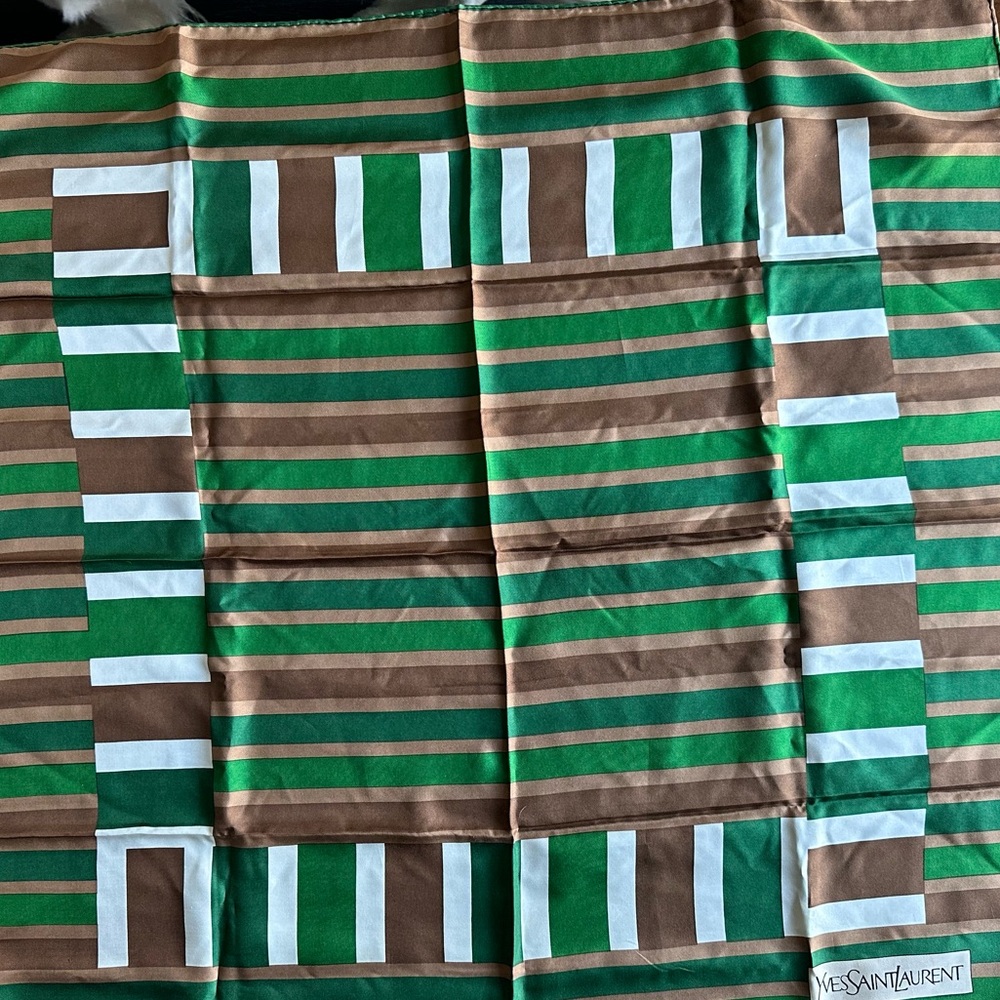 Saint Laurent Silk Scarf